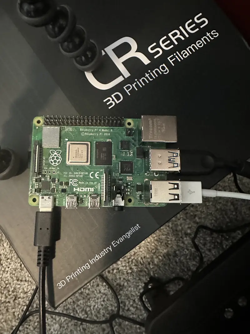 octopi physically connected to printer