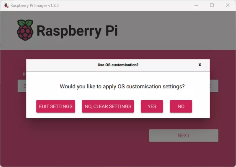 use os customization screen screenshot